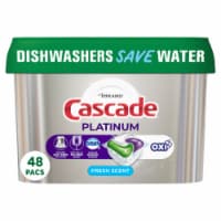 Cascade Platinum Plus Fresh ActionPacs Dishwasher Detergent Pods, 17 ct -  Kroger