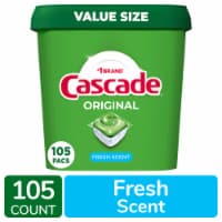 Cascade Original ActionPacs Fresh Scent Dishwasher Detergent Pods