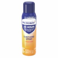 Microban Citrus Scent 24 Hour Sanitizing Spray Perspective: Main