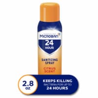 Microban 24 Hour Disinfectant Sanitizing Spray Citrus Scent