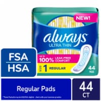 FSA Eligible  Always Ultra Thin Pads Size 1 Regular Absorbency