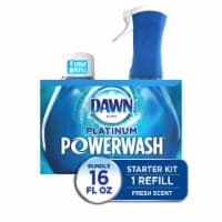 Dawn Platinum Powerwash Dish Spray Dish Soap Fresh Scent Starter-Kit + Refill
