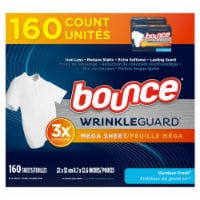 Bounce Wrinkle Guard Outdoor Fresh Mega Dryer Sheets Perspective: Main