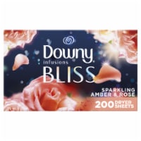 Downy Infusions Bliss Sparkling Amber Fabric Softener Dryer Sheets