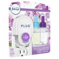 Febreze Plug Lilac and Violet Oil Warmer and Refill Perspective: Main