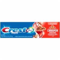 Crest Plus Complete Whitening Fluoride Cinnamon Rush Toothpaste Perspective: Main