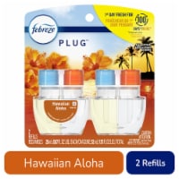 Febreze Hawaiian Aloha Odor-Eliminating Fade Defy PLUG Air Freshener Oil Refills