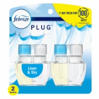 Febreze Fade Defy PLUG Linen & Sky Scent Oil Air Freshener Dual Refill
