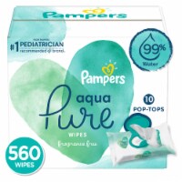Pampers Fragrance Free Aqua Pure Baby Wipes