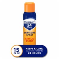Microban Citrus Scent 24 Hour Disinfectant Sanitizing Spray