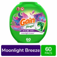 Gain Flings Moonlight Breeze Liquid Laundry Detergent Soap Pacs