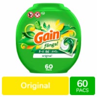 Gain Flings Original Laundry Detergent Soap Pacs