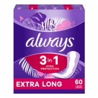 Always Xtra Protection 3-in-1 Extra Long Daily Liners Perspective: Main