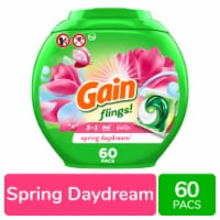 Gain Flings Spring Daydream Liquid Laundry Detergent Soap Pacs