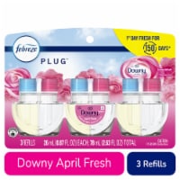 Febreze Fade Defy Plug Downy April Fresh Scent Air Freshener Refill