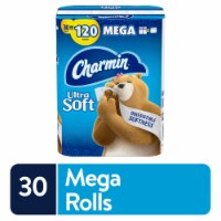 Charmin Ultra Soft Toilet Paper Tissue Mega Rolls Perspective: Main