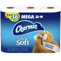 Charmin Toilet Paper Ultra Soft 264 Sheets Per Roll Perspective: Main