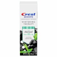 Crest Charcoal 3D White Toothpaste Whitening Therapy with Tea Tree Oil Refreshing Mint flavor