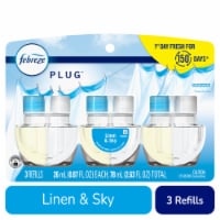 Febreze Fade Defy PLUG Linen & Sky Scent Air Freshener Oil Refills