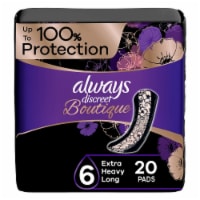 Always Discreet Boutique Adult Incontinence Pads for Women Extra