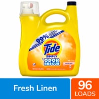 Tide Simply Odor Rescue Fresh Linen Liquid Laundry Detergent
