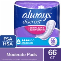 Always Discreet Adult Incontinence Pads for Women Moderate Absorbency Regular Length