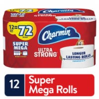 Charmin Ultra Strong Toilet Paper Tissue Super Mega Rolls Perspective: Main