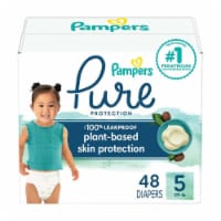 Pampers Pure Protection Diapers, Size 5 (27+lbs) Perspective: Main