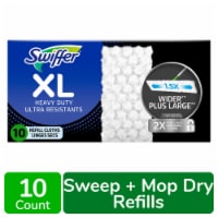 Swiffer 1015244 Dry Refill Mop, White - Pack of 6