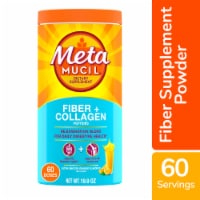 Metamucil Fiber + Collagen Peptides Orange Flavored Powder