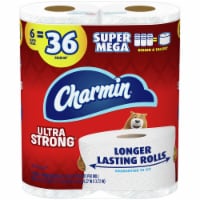 Charmin Ultra Strong Toilet Paper Tissue Super Mega Rolls Perspective: Main