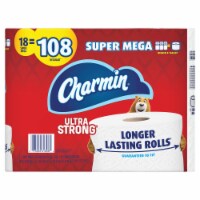 Charmin® Ultra Strong™ Super Mega Unscented Bathroom Tissue Perspective: Main