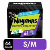 Ninjamas Nighttime Bedwetting Underwear Boys S/M (38-70 lbs) Perspective: Main