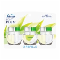 Febreze Plug In Air Freshener, Odor-Fighting Scented Oil Refill, Light Bamboo Scent Perspective: Main