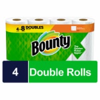 Bounty Double Roll Full Sheet White Paper Towels Perspective: Main