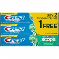 Crest Complete Whitening + Scope Multi-Benefit Minty Fresh Striped Toothpaste Perspective: Main