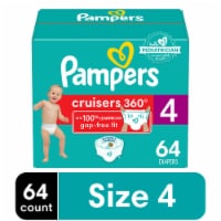 Pampers Cruisers 360 Baby Diapers Size 4 (22-37 lbs)