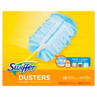 Swiffer Dusters Dusting Kit, Starter Kit Handle & 28 Duster Refills, 1 Count (Pack of 29)