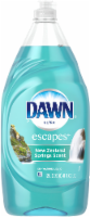 Dawn Ultra Escapes New Zealand Springs Scent Dishwashng Liquid Perspective: Main