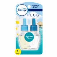 Febreze Bora Bora Odor-Eliminating Fade Defy PLUG Air Freshener Oil Refill Perspective: Main