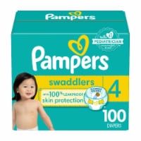 Pampers Swaddlers Active Baby Diaper Size 4 Perspective: Main