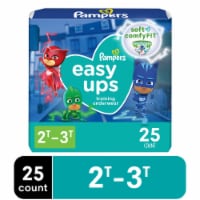 Pampers Easy Ups Training Pants Girls 4T-5T (37+ lbs), 18 count