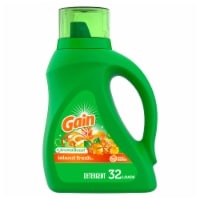 Gain + Aroma Boost Island Fresh Liquid Laundry Detergent Perspective: Main
