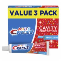 Crest Kids Sparkle Fun Flavor Cavity Protection Toothpaste Perspective: Main