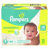 148 pampers swaddlers size 2