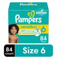 Pampers Swaddlers Active Baby Diapers Size 6 (35+lbs), 84 ct - Kroger