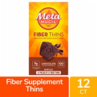 Metamucil Psyllium Fiber Chocolate Thins Perspective: Main