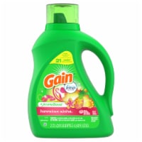Gain With Febreze Hawaiian Aloha Liquid Laundry Detergent Perspective: Main