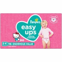 Pampers Easy Ups Size 3T-4T Training Pants