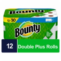 Bounty Double Plus Select-A-Size White Paper Towel Rolls Perspective: Main